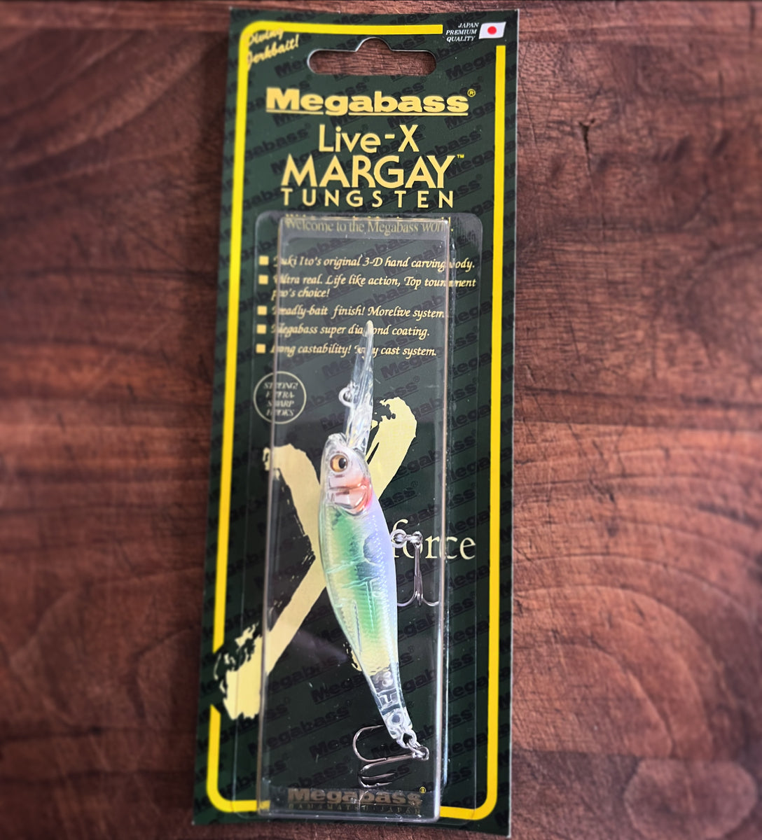 Lote de 2 megabass 2000 LIVE-X MARGAY 68 mm 6,7 g