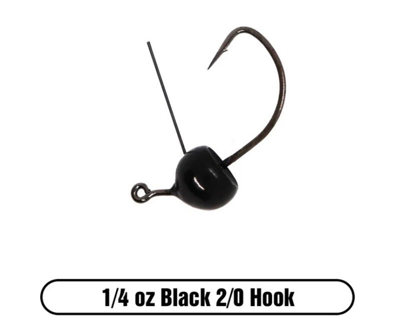Tungsten Weedless Wacky Jig Head