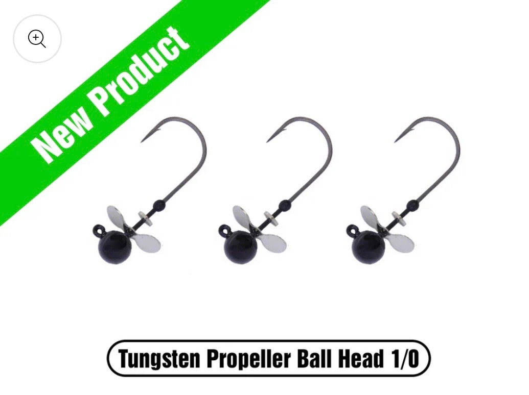 Tungsten Propeller Ball Head Jig